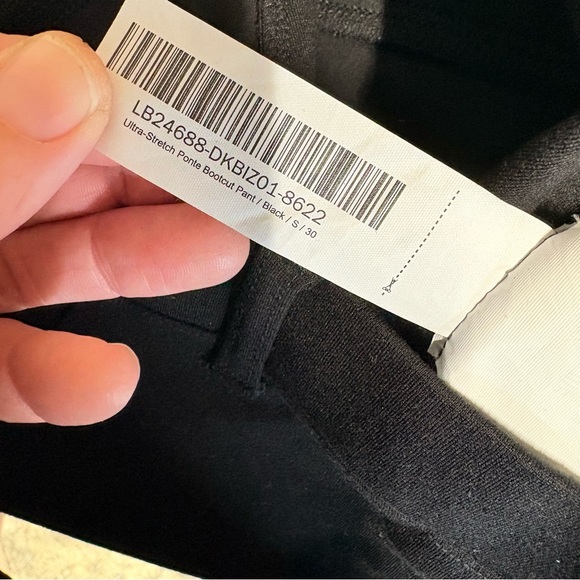 Quince Ultra Stretch Ponte Knit Bootcut Pants Black Small - Picture 9 of 10